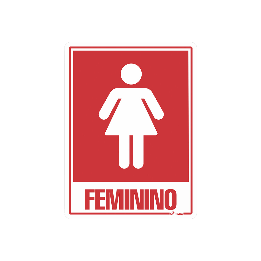 PLACA SANITÁRIO - FEMININO