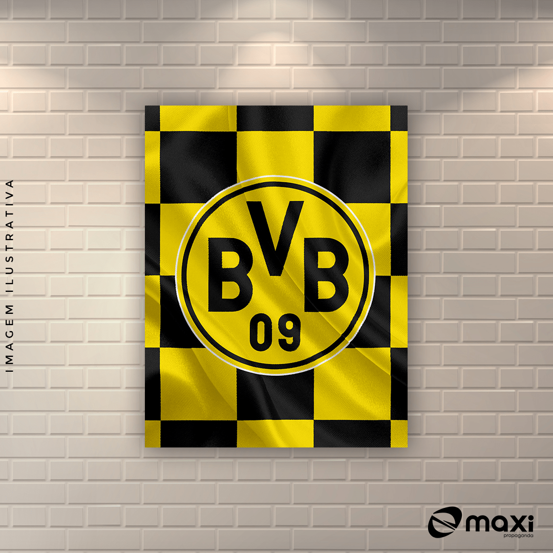 Plaquinha Decorativa em MDF - Borussia Dortmund