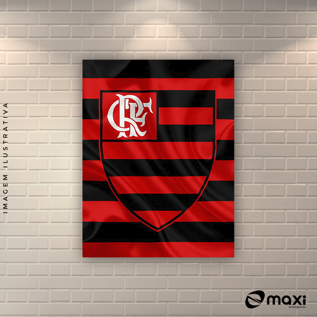 Plaquinha Decorativa em MDF - Flamengo