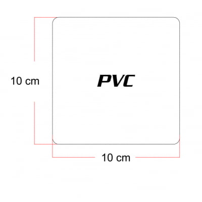 Comandas em Pvc 10X10cm com laminação transparente