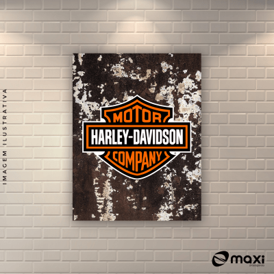 Plaquinha Decorativa em MDF - Harley-Davidson