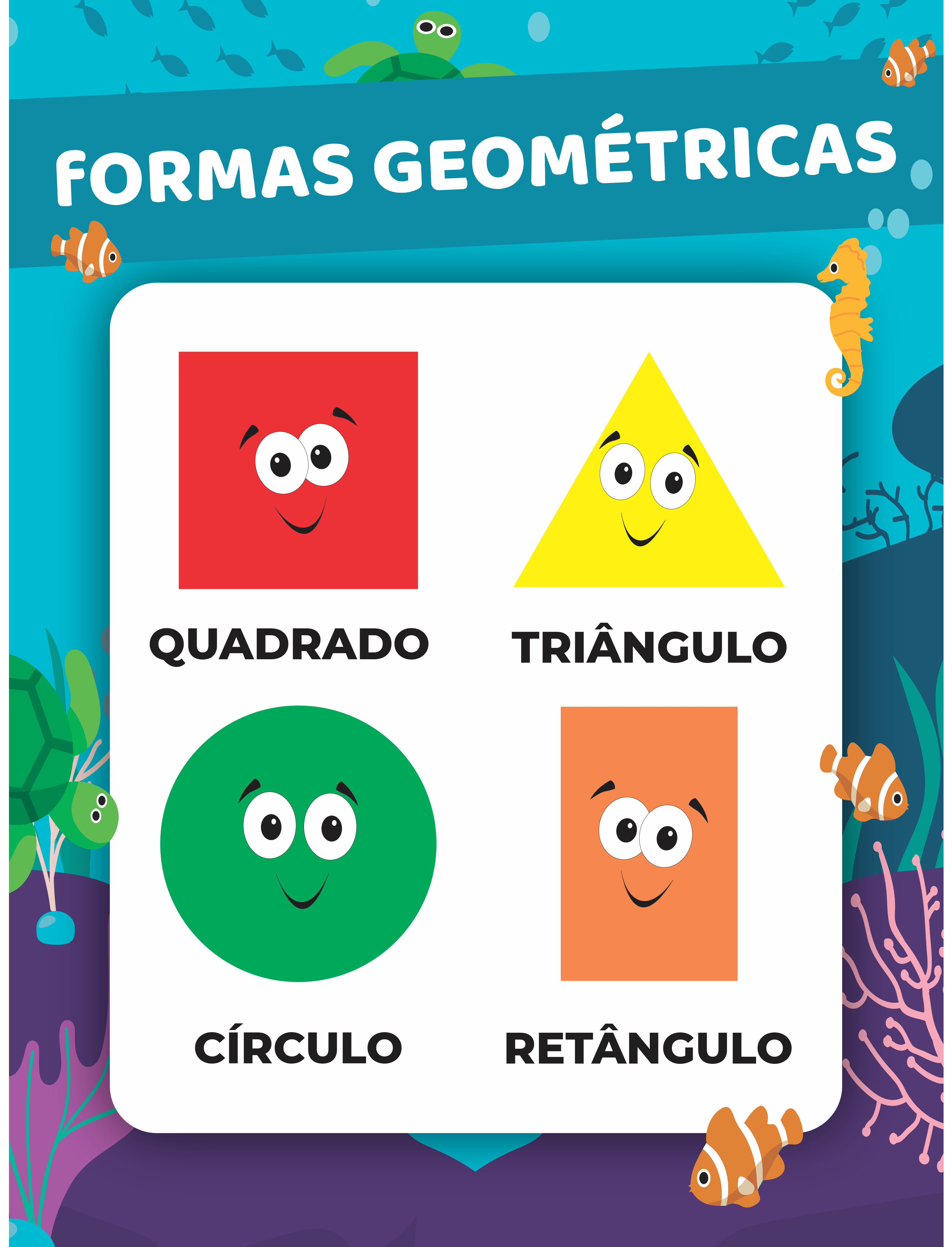 Banner PedagÓgico Formas GeomÉtricas Simples Maxi Propaganda